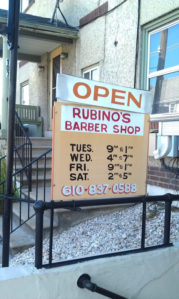 Rubinos Barber Shop Logo