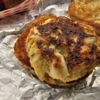The Crab Trap - Jumbo crab cake (naked) - American Near Me - Rockville, Maryland The Crab Trap - Jumbo crab cake (naked) - American Near Me - Rockville, Maryland