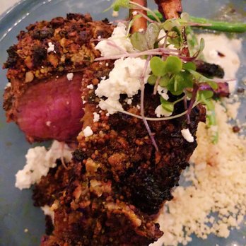 Thomas Hill Organics - Locally raised rack of lamb - New American Near Me - Paso Robles, California Thomas Hill Organics - Locally raised rack of lamb - New American Near Me - Paso Robles, California