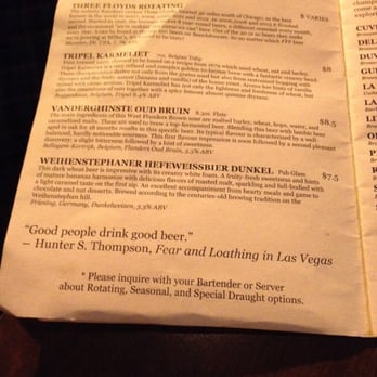 Miller's Pub - Very detailed beer menu - American Near Me - Chicago, Illinois Miller's Pub - Very detailed beer menu - American Near Me - Chicago, Illinois