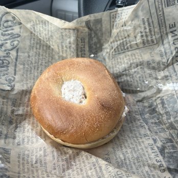 Tiki Bagel - Plain bagel with honey walnut spread - Bagels Near Me - St. Pete Beach, Florida Tiki Bagel - Plain bagel with honey walnut spread - Bagels Near Me - St. Pete Beach, Florida