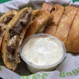 Philly Cheesesteak Stromboli