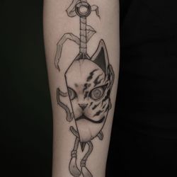 Oni Tattoo - @looneyneedle
