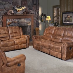 MFG Furniture & Mattress - San Antonio Reclining Sofa, Reclining Loveseat and Recliner