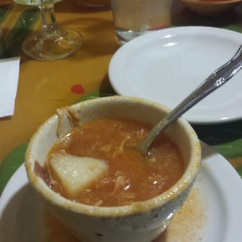 La Mesa Mexican Restaurant - Chicken Tortilla soup... with potatoes. - Mexican Near Me - Bellevue, Nebraska