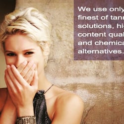 Hue Me True Organic Spray Tans - We use only the finest tanning solution! Eco-certified, paraben free, Vegan. Green is the new Tan.