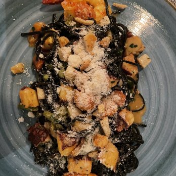 Oliva al Mare - Squid ink pasta - Italian Near Me - La Paz, BCS