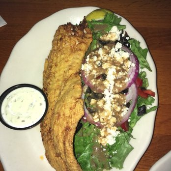 Thirsty Whale - Fried haddock with whale salad - American Near Me - Bar Harbor, Maine Thirsty Whale - Fried haddock with whale salad - American Near Me - Bar Harbor, Maine