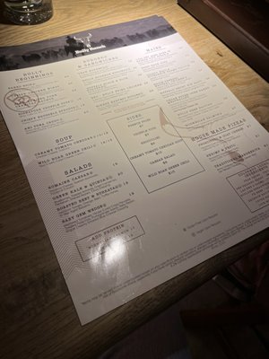 Menu photo 1 Bully Ranch Restaurant Vail, CO Menu photo 1 Bully Ranch Restaurant Vail, CO