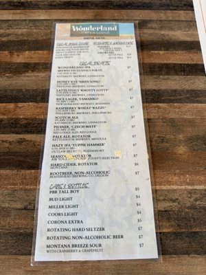 Menu photo 3 Wonderland Cafe & Lodge Gardiner, MT Menu photo 3 Wonderland Cafe & Lodge Gardiner, MT