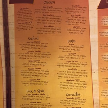 La Carreta - Menu - Mexican Near Me - Advance, North Carolina