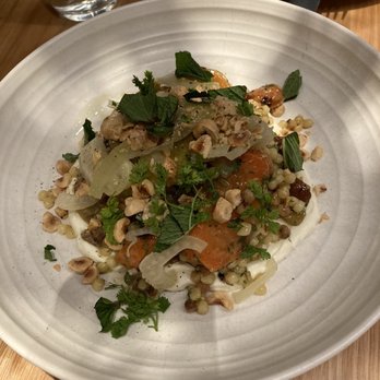 Rose Mary - Carrot and fregola salad - Italian Near Me - Chicago, Illinois