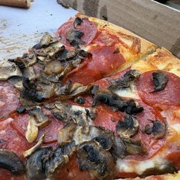 Pepperoni and mushroom Pepperoni and mushroom