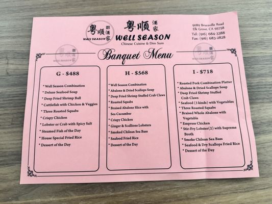Menu photo 3 Well Season Elk Grove, CA