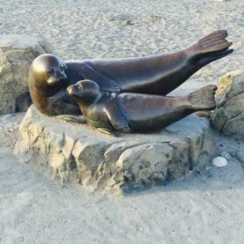 Alki Beach Park - Cute Sea Lion models! - Parks Near Me - Seattle, Washington