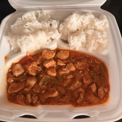 Lampert's Fine Meats and Deli - Chicken tikka masala with rice and naan bread (not pictured)