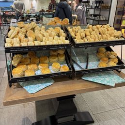 Scones in the food hall. Scones in the food hall.