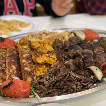 Tarbosh Mediterranean Restaurant - Family platter for 3 - Mediterranean Near Me - El Cajon, California Tarbosh Mediterranean Restaurant - Family platter for 3 - Mediterranean Near Me - El Cajon, California