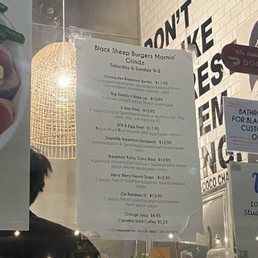 Breakfast Menu Breakfast Menu