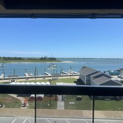 Bask - View of the water from the balcony.