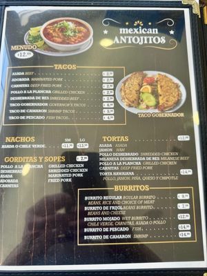 Menu photo 1 La Langosta Three Rivers, CA