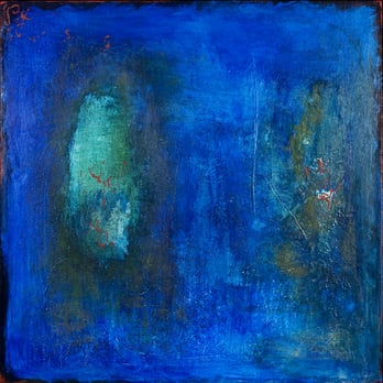 Clara Berta Studio - "Breakthrough", mixed media, 36"x"36" - Art Galleries Near Me