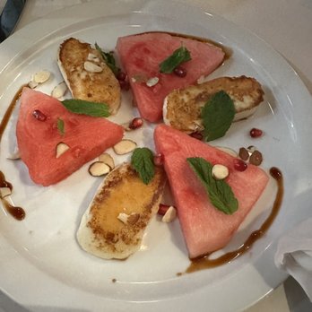 Ammatoli - Grilled halloumi cheese and watermelon - Mediterranean Near Me - Long Beach, California