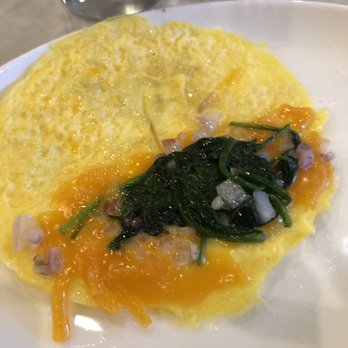 Garden Parc - A la carte omelet with spinach and (raw) onions . - Venues & Event Spaces Near Me - Atlanta, Georgia