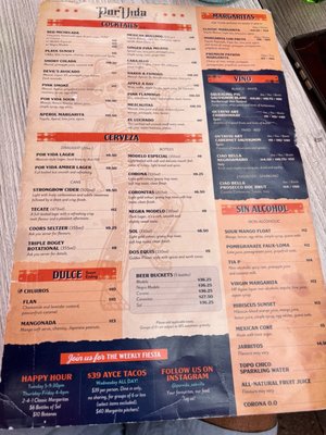 Menu photo 2 Por Vida Oakville, ON Menu photo 2 Por Vida Oakville, ON
