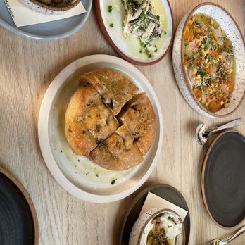 Costiera - Fried olives, focaccia, anchovies, whipped ricotta - Mediterranean Near Me - Baltimore, Maryland Costiera - Fried olives, focaccia, anchovies, whipped ricotta - Mediterranean Near Me - Baltimore, Maryland
