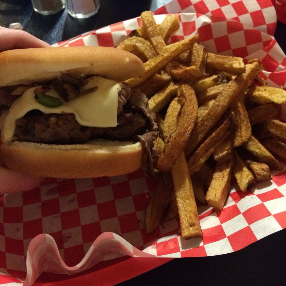 Phillips Grocery - Philly cheese steak burger - American Near Me - Oxford, Mississippi Phillips Grocery - Philly cheese steak burger - American Near Me - Oxford, Mississippi