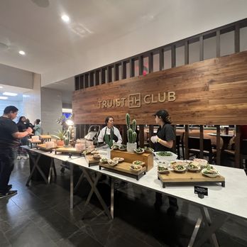 Truist Club - Taco and salad station - Lounges Near Me - Atlanta, Georgia