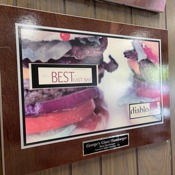 George's Giant Hamburger - They have received a Food Award from Diablo Magazine at George's Giant Hamburger in Walnut Creek. - Hot Dogs Near Me - Walnut Creek, California George's Giant Hamburger - They have received a Food Award from Diablo Magazine at George's Giant Hamburger in Walnut Creek. - Hot Dogs Near Me - Walnut Creek, California