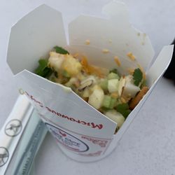 The Chop Spot - "Mini" chicken sundae (excluding coconut & tomato)