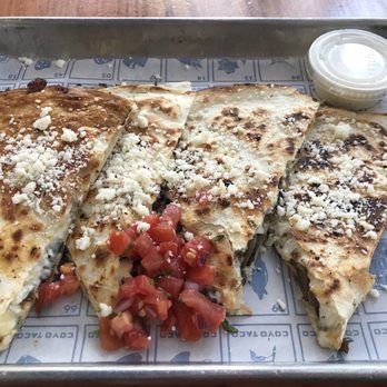 Coyo Taco - Mushroom Hongos Quesadilla - Mexican Near Me - Miami, Florida Coyo Taco - Mushroom Hongos Quesadilla - Mexican Near Me - Miami, Florida