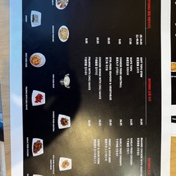 The Menu. Soft opening currently is 20% off their prices.