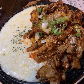 Han Shin Pocha - Pork with mozzarella cheese - Bars Near Me - Carrollton, Texas