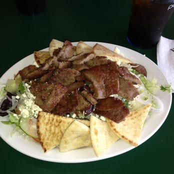 Brick Front Grill - Gyro salad. - Mediterranean Near Me - Sedalia, Missouri Brick Front Grill - Gyro salad. - Mediterranean Near Me - Sedalia, Missouri
