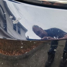 About a dozen more spots chipped off.