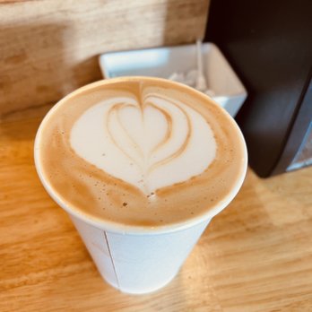 Hola Adios Coffeeshop - Espresso with  rose and oatmilk - Coffee & Tea Near Me - Costa Mesa, California
