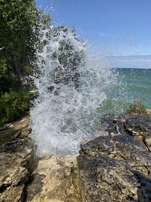 Cave Point County Park by null