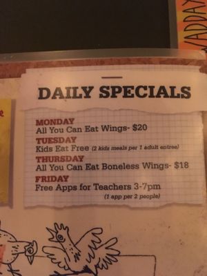 Menu photo 7 Pluckers Wing Bar - Selma Selma, TX Menu photo 7 Pluckers Wing Bar - Selma Selma, TX