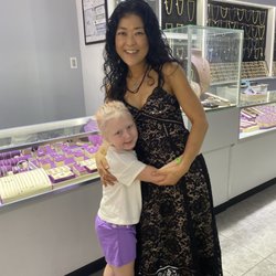 Exotic Gems - Our granddaughter and Coco after her most recent purchase