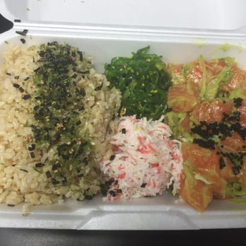 Poke District - Salmon was better than Ahi - Seafood Near Me - Orange, California