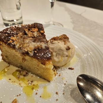 The Purple Pig - Almond cake when the Gelato rolled off the top - Tapas/Small Plates Near Me - Chicago, Illinois