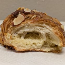 French Riviera La Tropezienne Bakery - @endoedibles on Instagram 03/18/25    Almond Croissant