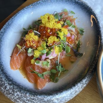 Etc Bar X Thaizakaya - tangy salmon - Thai Near Me - Costa Mesa, California