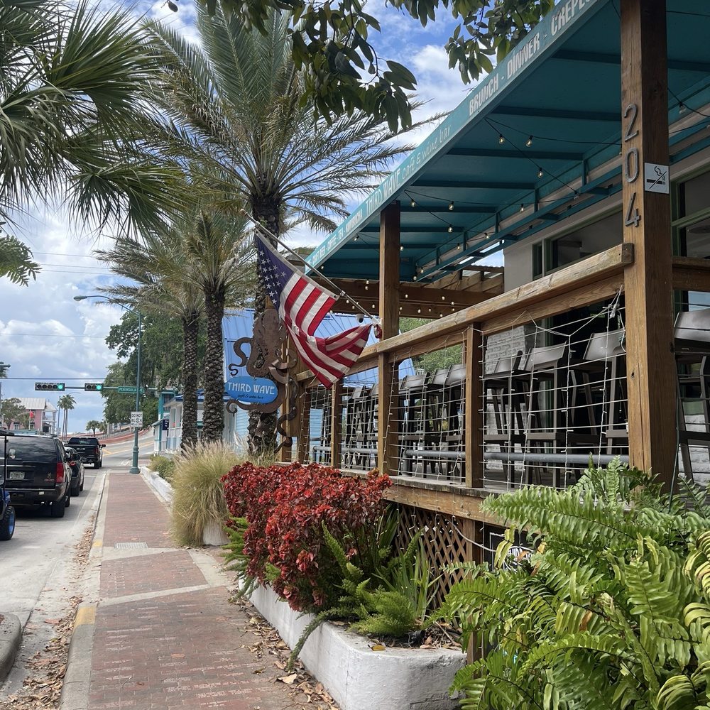 Third Wave Cafe - Outdoor walkway - Creperies Near Me - New Smyrna Beach, Florida Third Wave Cafe - Outdoor walkway - Creperies Near Me - New Smyrna Beach, Florida