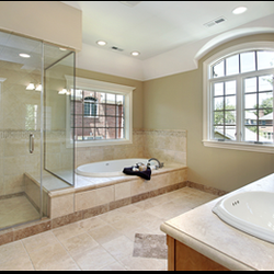 Southern Mirror and Shower Door