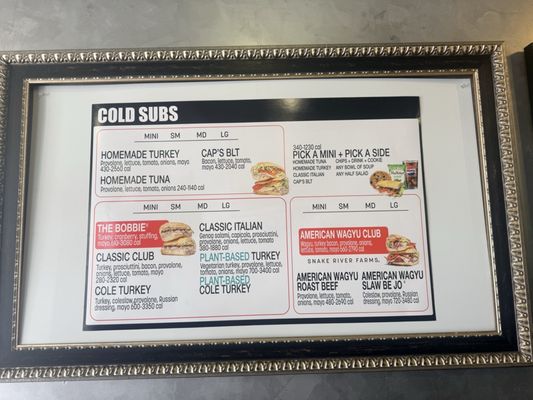 Menu photo 2 Capriotti's Sandwich Shop Scottsdale, AZ Menu photo 2 Capriotti's Sandwich Shop Scottsdale, AZ